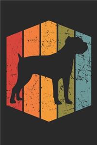 Retro Cane Corso Notebook - Gift for Cane Corso Lovers and Dog Owners - Vintage Cane Corso Diary - Cane Corso Writing Journal