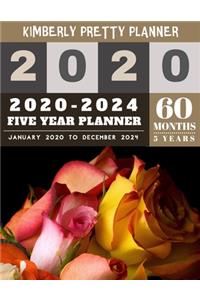 2020-2024 Five Year Planner: five year planner 2020-2024 - Monthly Schedule Organizer - Agenda Planner For The Next Five Years, 60 Months Calendar, Appointment Notebook Large Si