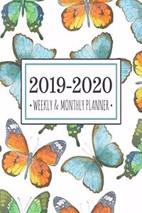2019-2020 planner butterflies
