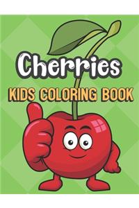 Cherries Kids Coloring Book