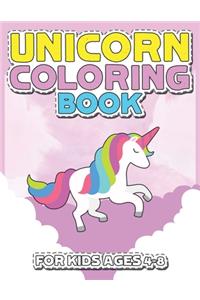 Unicorn Coloring Book for Kids Ages 4-8