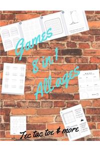 Tec tac toe & more Games 8 in 1 All ages