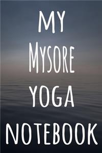 My Mysore Yoga Notebook
