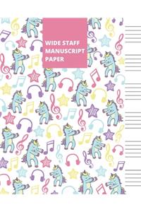 Wide Staff Manuscript Paper