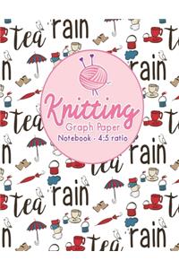 Knitting Graph Paper Notebook - 4
