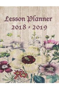 Lesson Planner 2018 - 2019