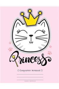 Composition Notebook - Cat Princess