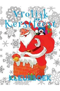 ? Vrolijk Kerstfeest Kleurboek ? Kleuring ? (Kleurboek voor Kinderen)