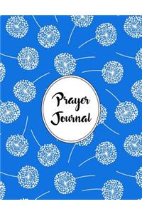 Prayer Journal Notebook Dandelions Pattern 3