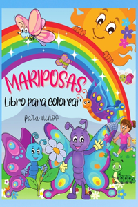 Mariposas Libro para colorear para niños