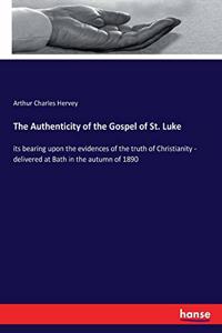 Authenticity of the Gospel of St. Luke