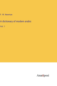 dictionary of modern arabic