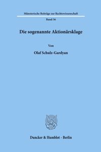 Die Sogenannte Aktionarsklage