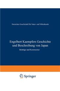 Engelbert Kaempfers Geschichte und Beschreibung von Japan