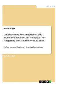 Untersuchung von materiellen und immateriellen Anreizinstrumenten zur Steigerung der Mitarbeitermotivation