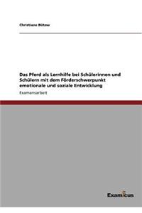 Pferd - ein Lernhelfer für verhaltensauffällige Kinder und Jugendliche