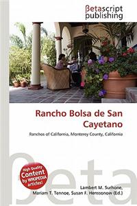 Rancho Bolsa de San Cayetano