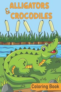 Alligators & Crocodiles Coloring Book