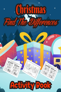 Christmas Find The Differences Activity Book