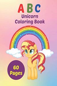 ABC Unicorn Coloring Book