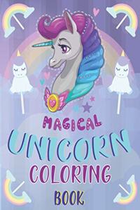 Magical Unicorn Coloring Book