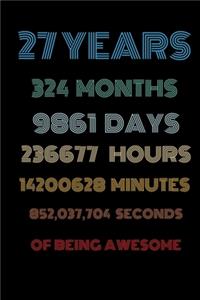 27 years of being awesome