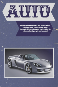 Carino libro da colorare per uomo - Auto. Più di 50 auto