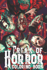 Freak Of Horror Coloring Book