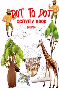 Dot To Dot Activity Book Ages 4-8