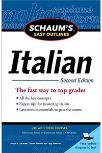 Schaum's Easy Outline of Italian, Second Edition