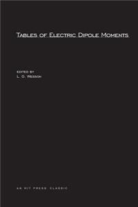 Tables of Electric Dipole Moments