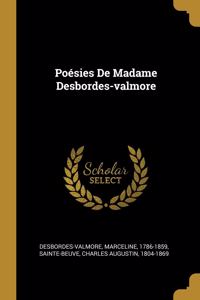 Poésies De Madame Desbordes-valmore