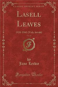 Lasell Leaves, Vol. 64: 1938-1941 (Vols. 64-66) (Classic Reprint)