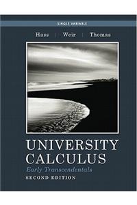 University Calculus, Early Transcendentals, Single Variable