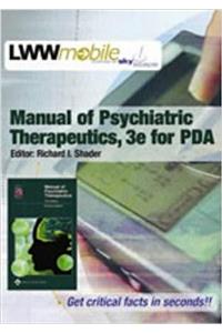 Manual of Psychiatric Therapeutics for PDA (Lippincott Manual Series (Formerly Known as the Spiral Manual Series))