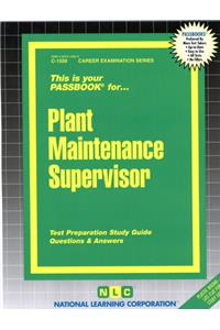 Plant Maintenance Supervisor