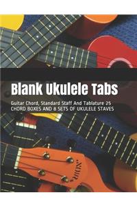 Blank Ukulele Tabs
