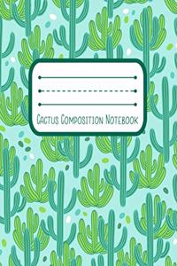 Cactus Composition Notebook