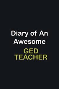 Diary Of An Awesome GED Teacher