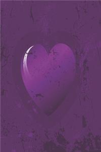 Giant heart purple