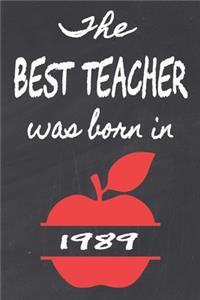 The Best Teacher Was Born In 1989