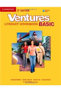 Ventures Basic Literacy Workbook with Audio CD