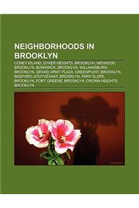 Neighborhoods in Brooklyn: Coney Island, Dyker Heights, Brooklyn, Williamsburg, Brooklyn, Bushwick, Brooklyn, Midwood, Brooklyn