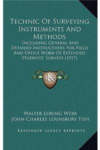 Technic of Surveying Instruments and Methods