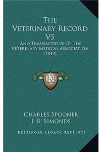 The Veterinary Record V5