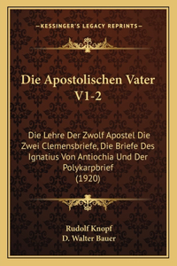 Apostolischen Vater V1-2