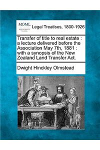 Transfer of Title to Real Estate