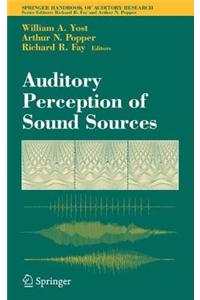 Auditory Perception of Sound Sources