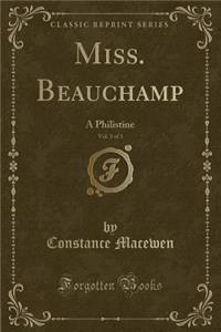 Miss. Beauchamp, Vol. 3 of 3