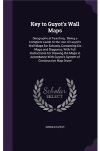 Key to Guyot's Wall Maps